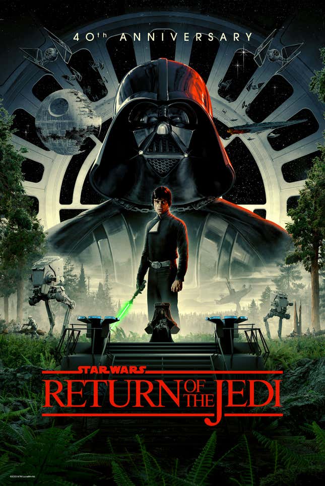 El retorno del Jedi de Matt Ferguson;  Regular - Inglés - Edición cronometrada